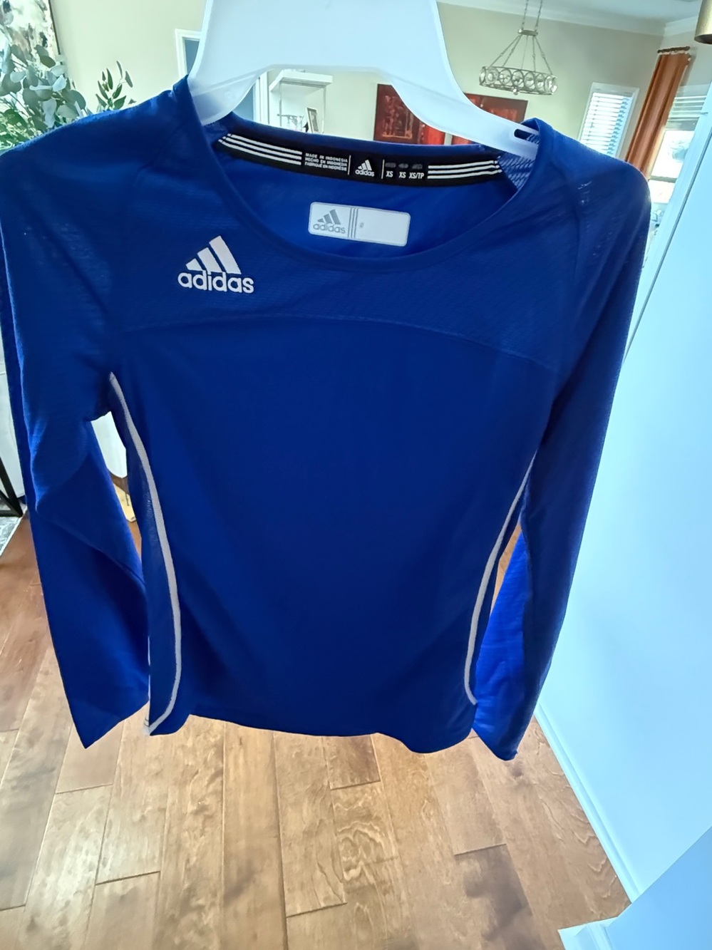 Adidas Women’s Climacool Long Sleeve Top Magnetic Blue - XS